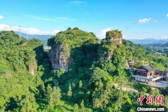 圖為永安市蓮花山體育旅游景區(qū)項目。　三明市體育局 供圖