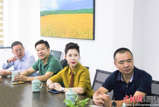  走訪調(diào)研臺企福建省佰臻生態(tài)農(nóng)業(yè)有限公司。林榕生 攝