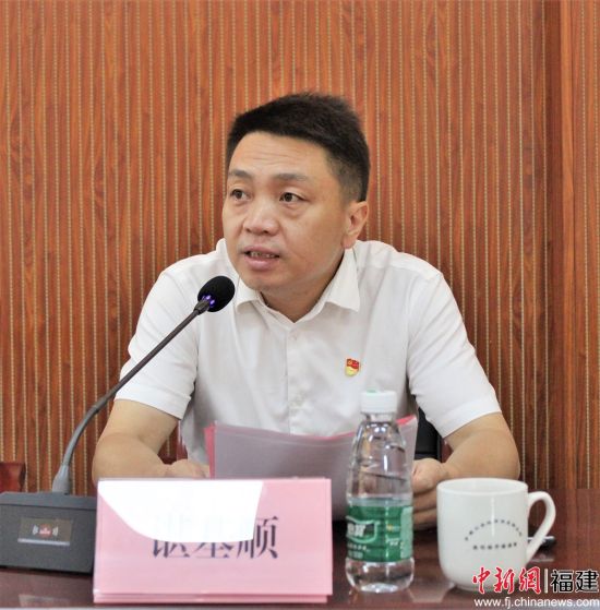 蕉城區(qū)文體和旅游局局長諶基順講話。林榕生 攝