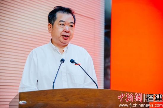 吳仁華致辭。李南軒 攝